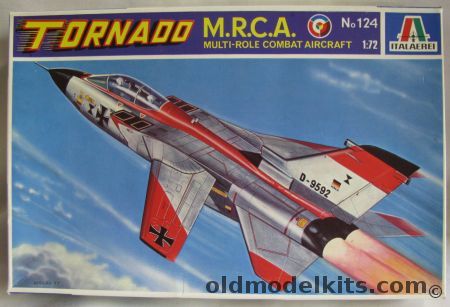 Italaerei 1/72 TWO Panavia MRCA Tornado - RAF or Luftwaffe Prototypes, 124 plastic model kit